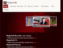 Tablet Screenshot of magicsoft.tv